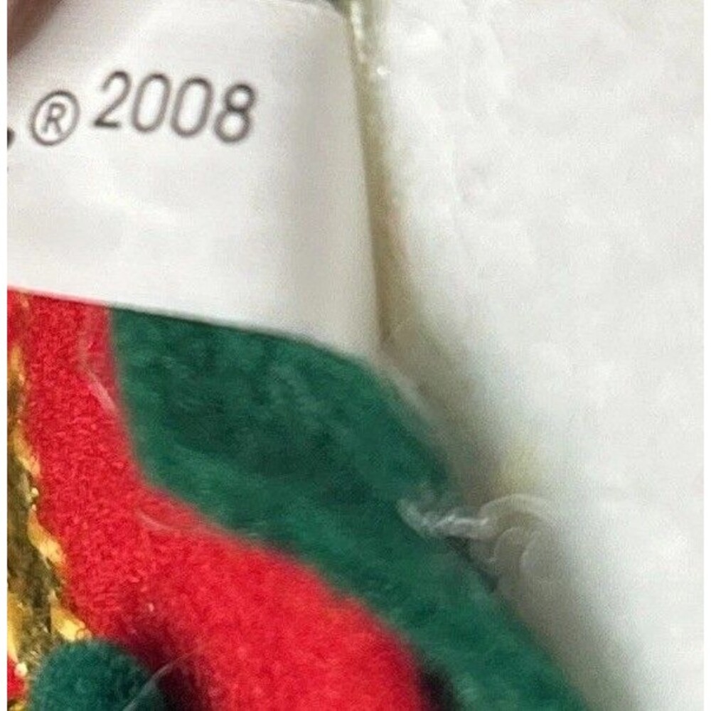 Annalee Elephant Circus Christmas Elegant 7” 2008 Top Hat White Elephant - Picture 5 of 5